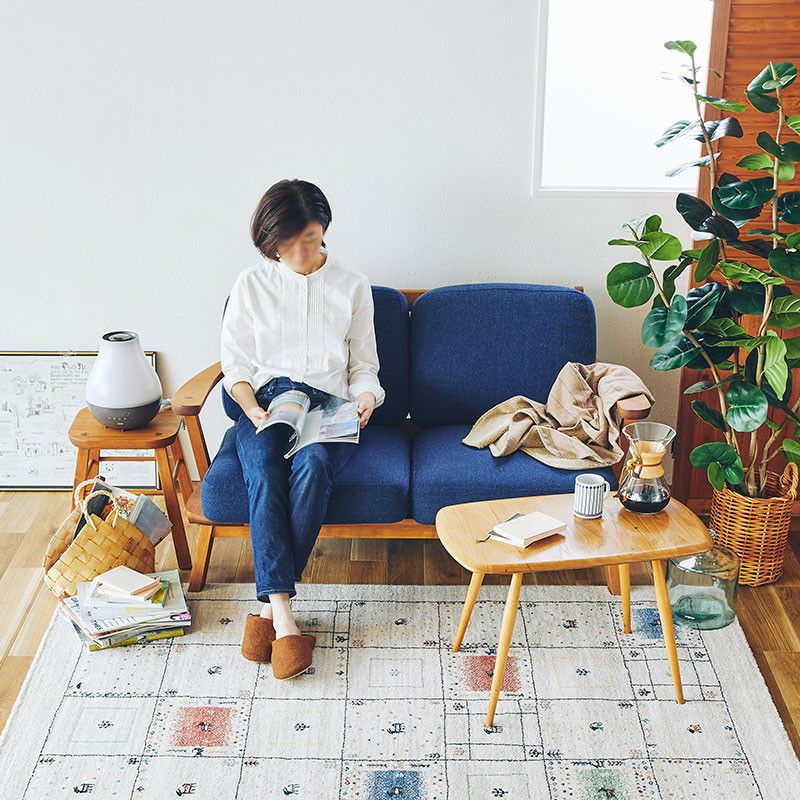 幅137cm] MINO ファブリックソファ 2人掛け | DOUBLEDAY ONLINE SHOP