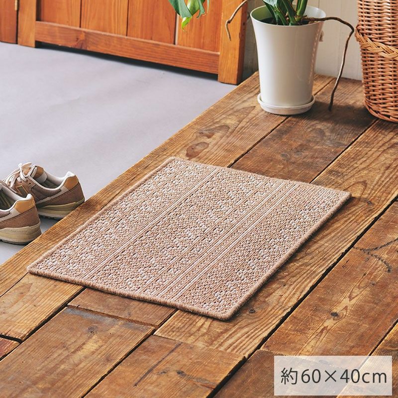 ゆとり　BALE NR ハンドメイドベール　ラグ Knittingラグ CAMEL×IVORY(選べる10サイズ) | DOUBLEDAY ONLINE SHOP