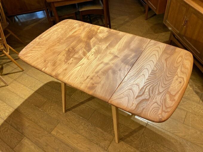 アーコール スクエア ドロップリーフ テーブル Ercol Square Drop Leaf