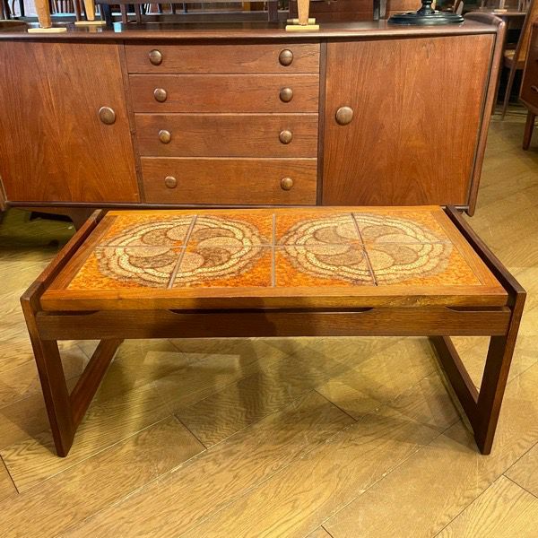 1*0様 60's Tiled Coffee Table タイルドコーヒーテーブ タイルトップ コーヒー テーブル Tiletop CoffeeTable | DOUBLEDAY