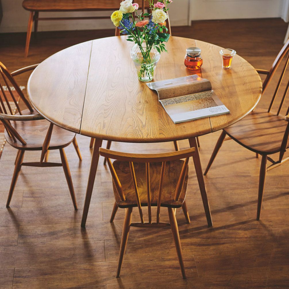 アーコール オーバル ドロップリーフ テーブル Ercol Oval Drop Leaf