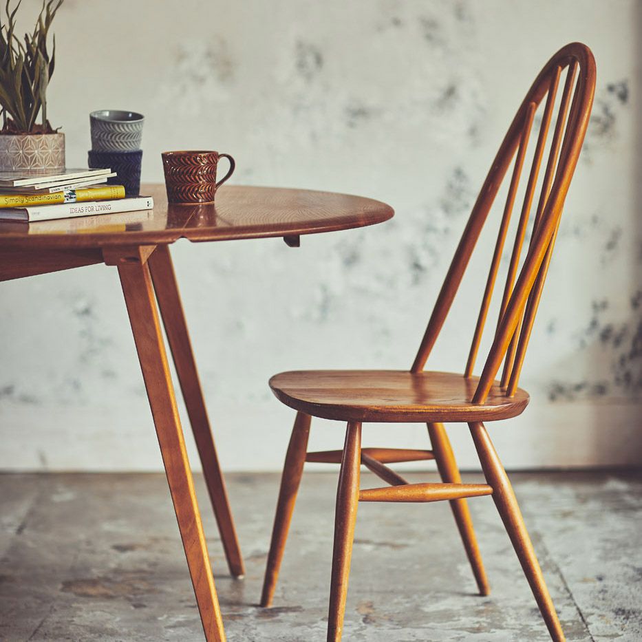ERCOL　アーコール　アームレスチェアー　ダークブラウン 【トレファク上福岡】 ercol (アーコール) イス ブラウン シール無 451 スモーカーズチェア