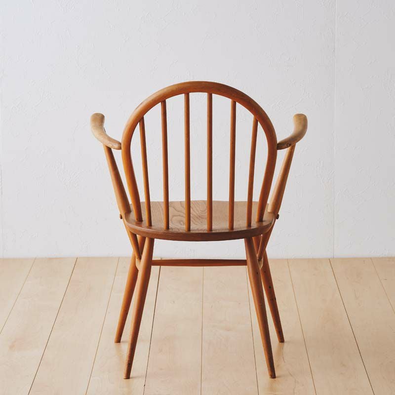 【発送の場合は即購入不可】 ercol フープバックチェア 4本 スポーク アーコール ダイニングチェア 英国 ヴィンテージ 曲木 椅子 エルム 天然木 イギリス 88696 アーコール / ERCOL フープバックチェア ダイニングチェア 英国チェア