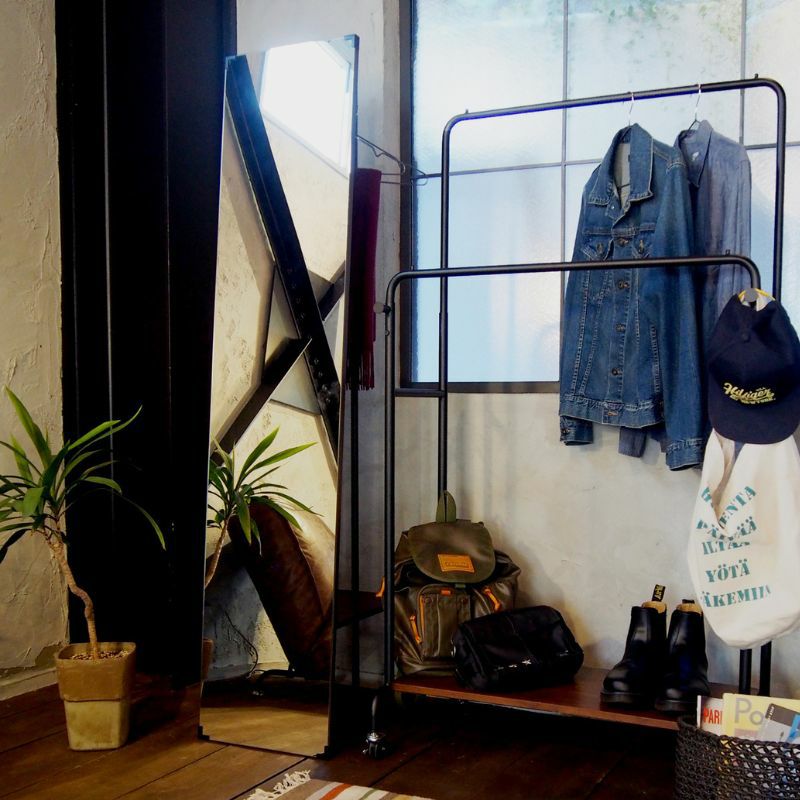 ANTHEM ハンガーラック付きミラー アンセム anthem ミラーハンガー | DOUBLEDAY ONLINE SHOP