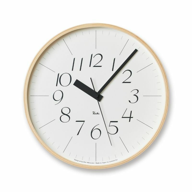 RIKI CLOCK (細字タイプ/電波時計) | DOUBLEDAY ONLINE SHOP